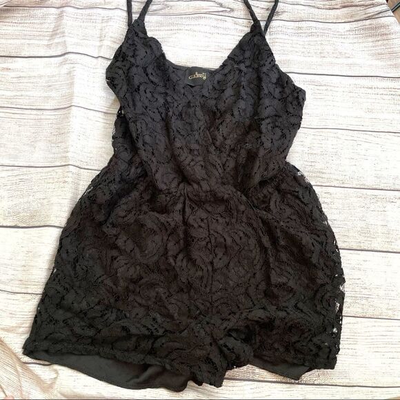 Audrey 3+1 Lace Camisole Romper Size S - Picture 6 of 8